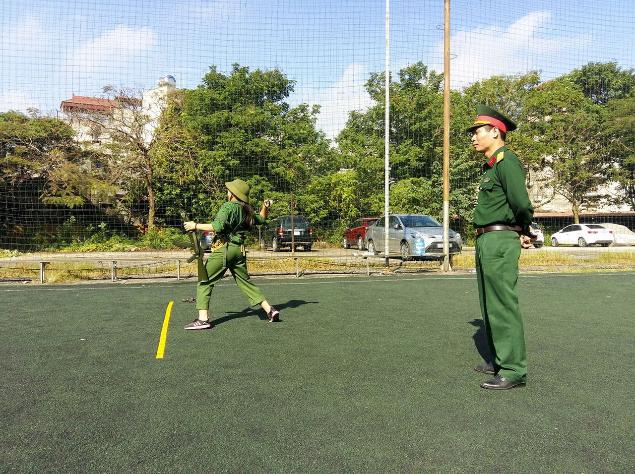 Hội thao GDQP-AN cụm Thanh Xun - Cầu giấy năm học 2016 - 2017